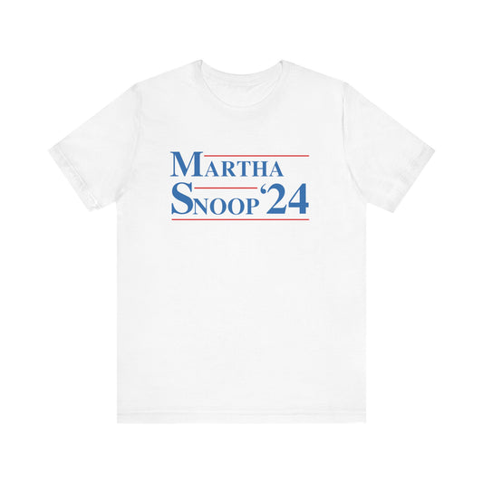 Martha, Snoop ‘24 Unisex Jersey Short Sleeve Tee