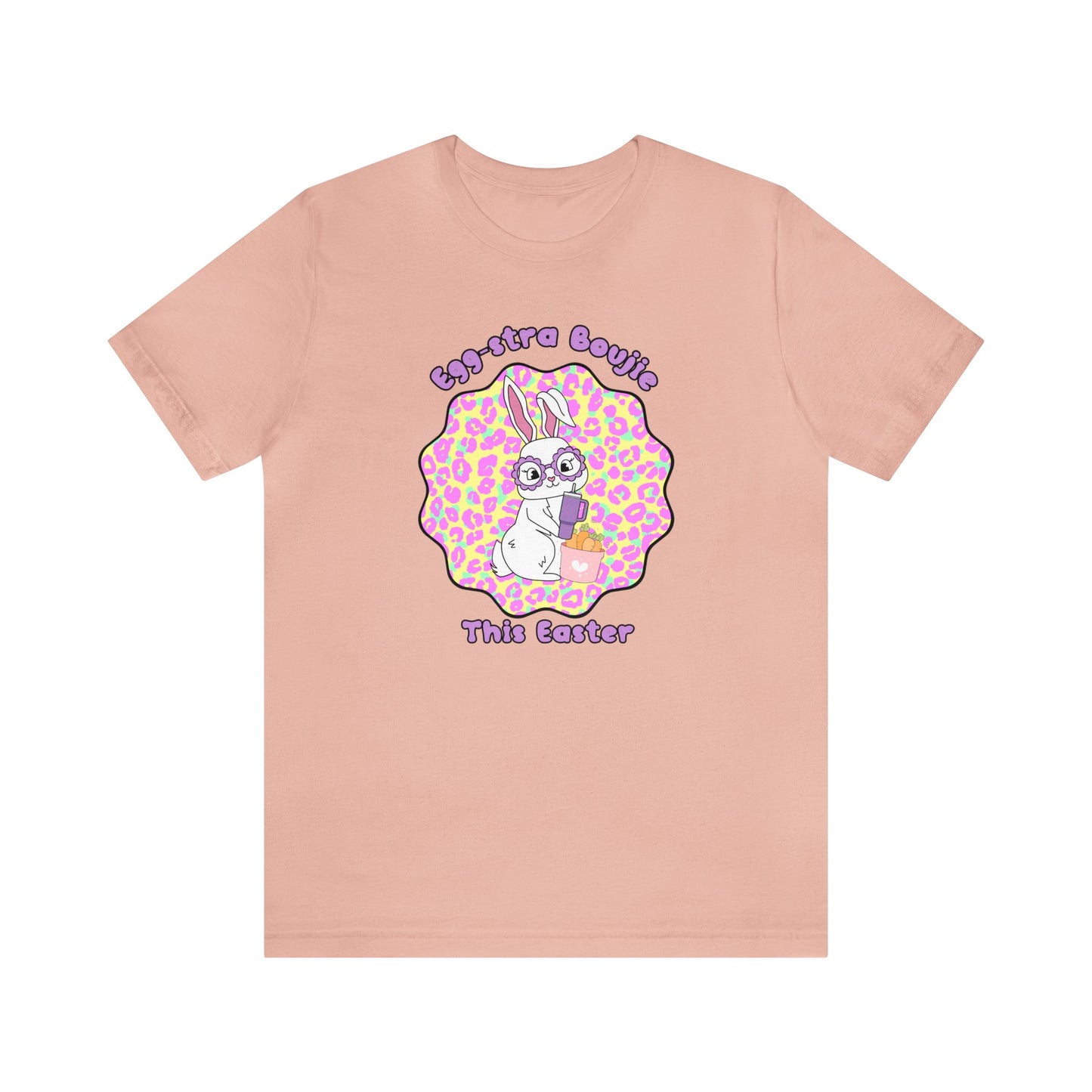 Egg-stra Boujie This Easter Unisex Jersey Short Sleeve Tee