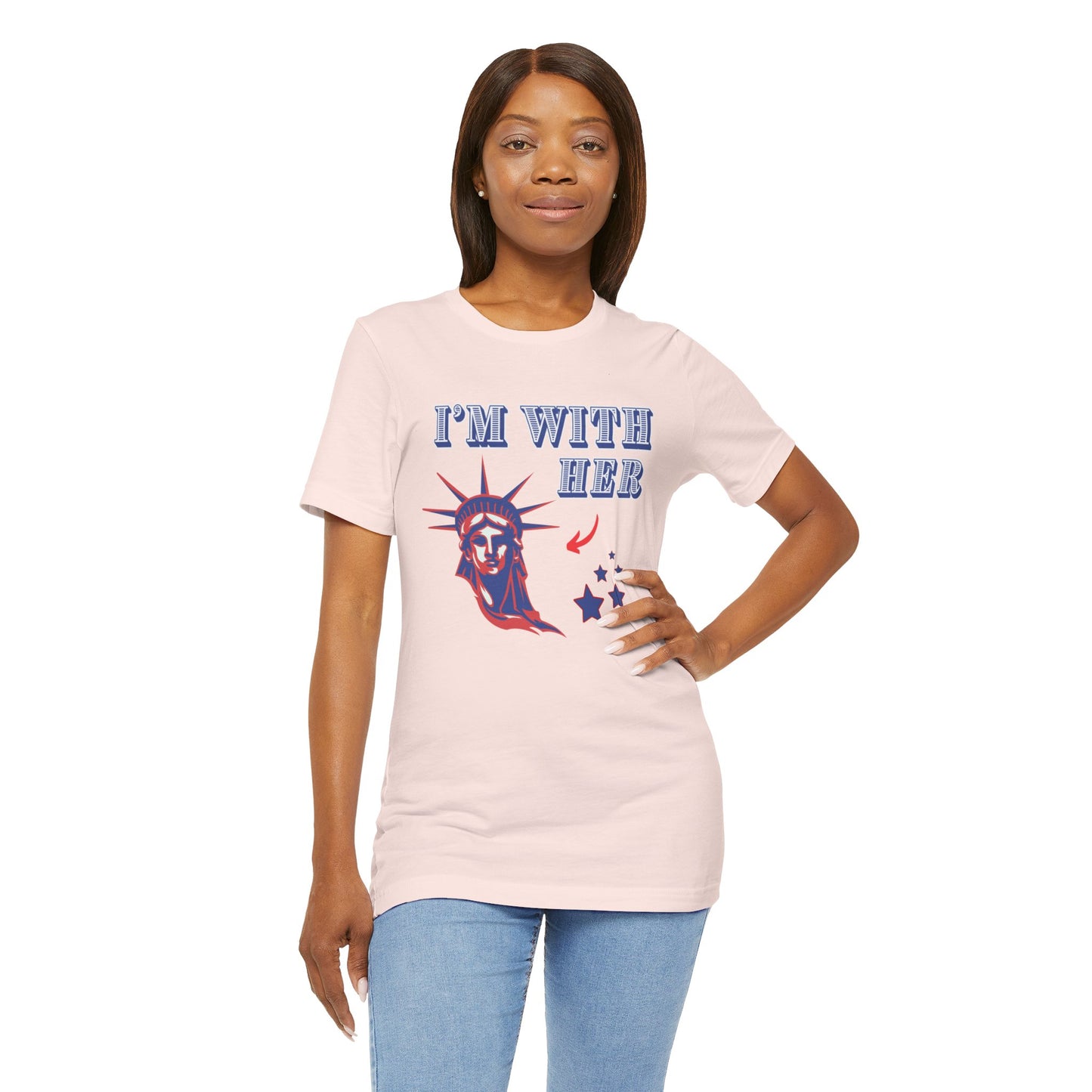 I’m With Her Unisex Jersey Short Sleeve Tee