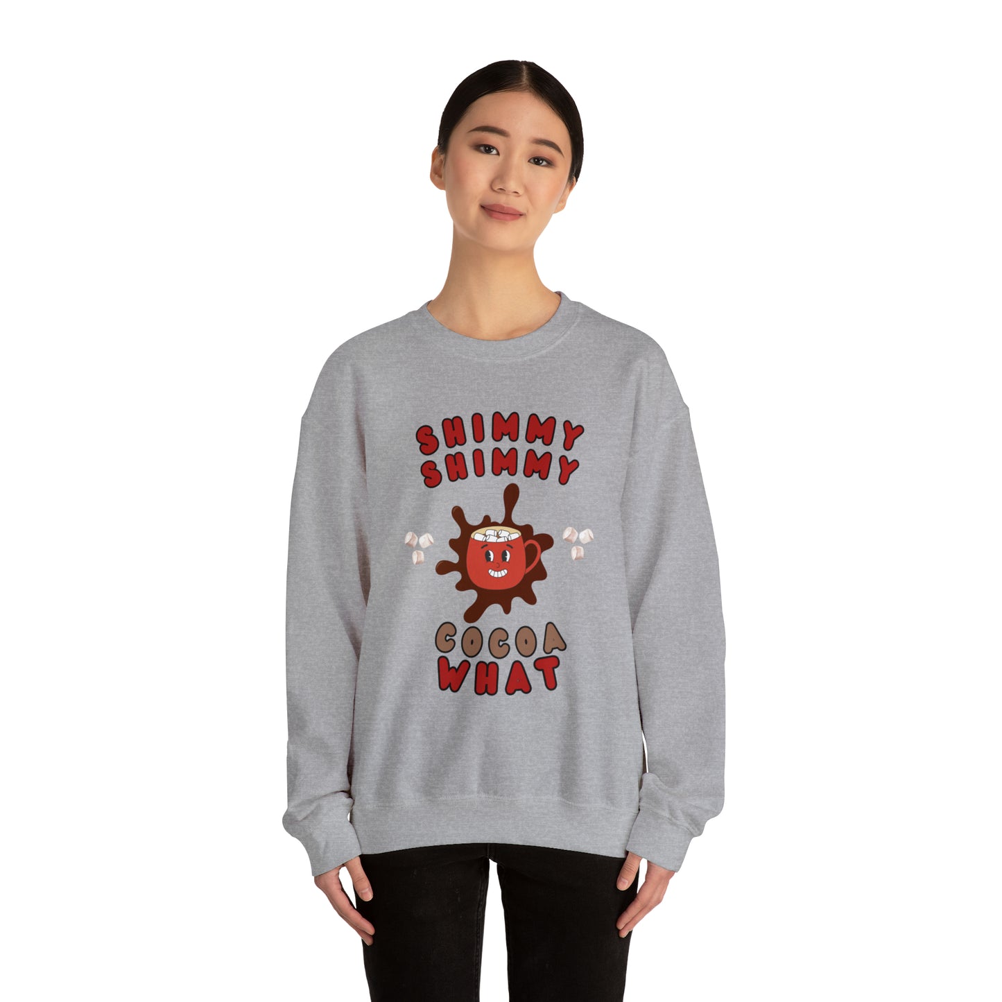 Shimmy Shimmy CoCoa What Unisex Heavy Blend™ Crewneck Sweatshirt