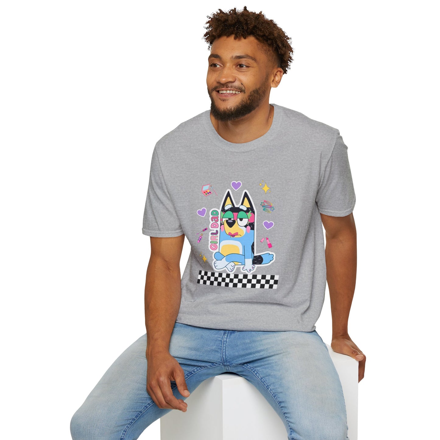 Bandit Girl Dad (Gildan) Unisex Softstyle T-Shirt