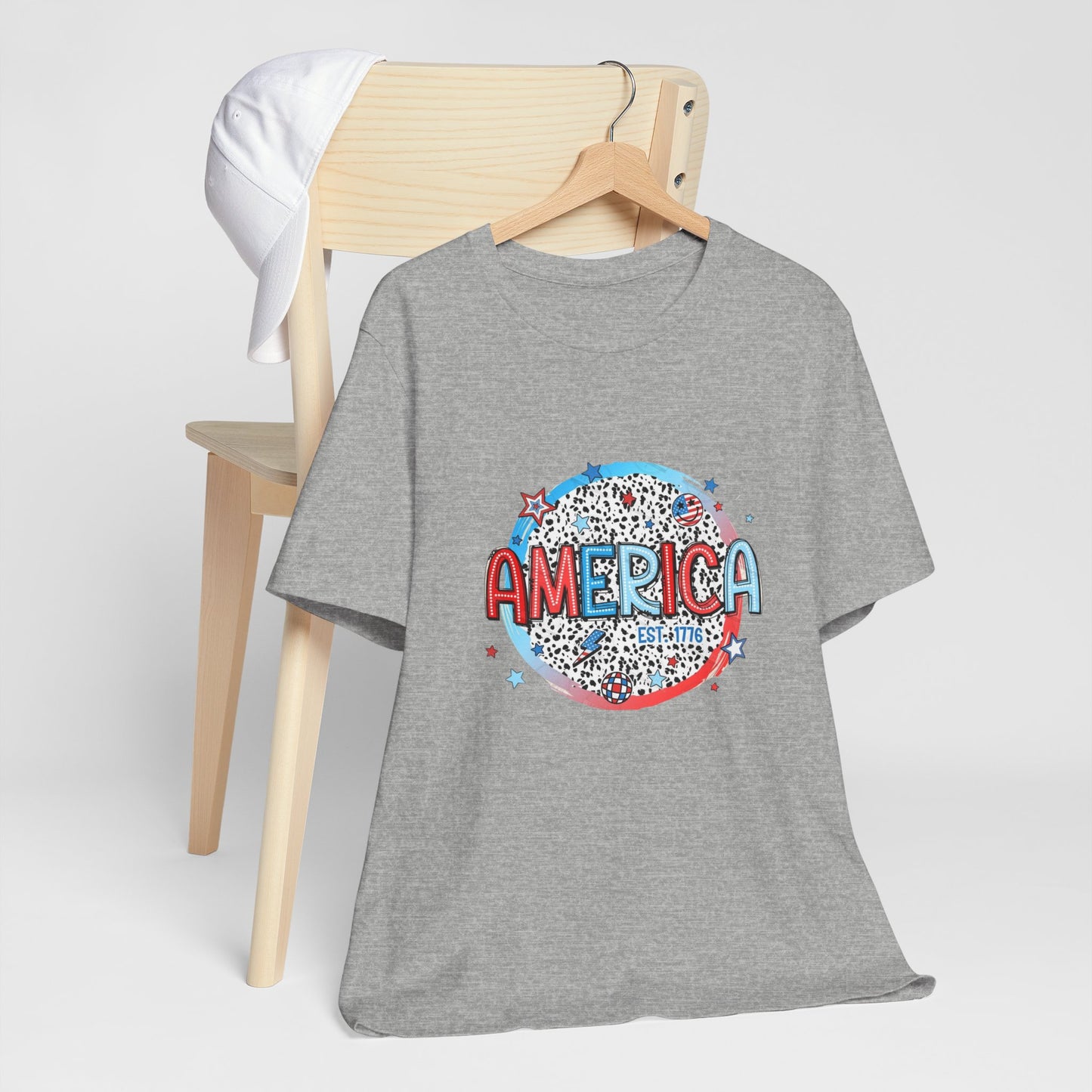 America Est 1776 Unisex Jersey Short Sleeve Tee