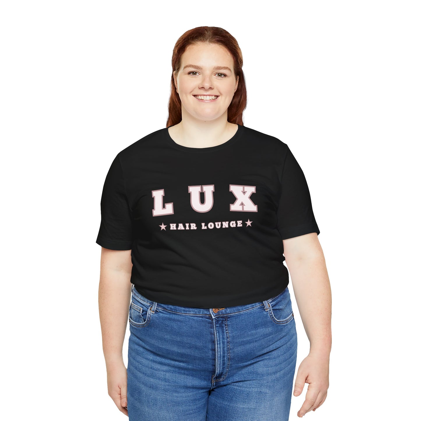 LUX Hair Lounge Unisex Jersey Short Sleeve Tee