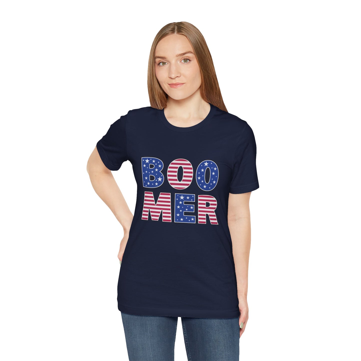 Patriotic Boomer Unisex Jersey Short Sleeve Tee