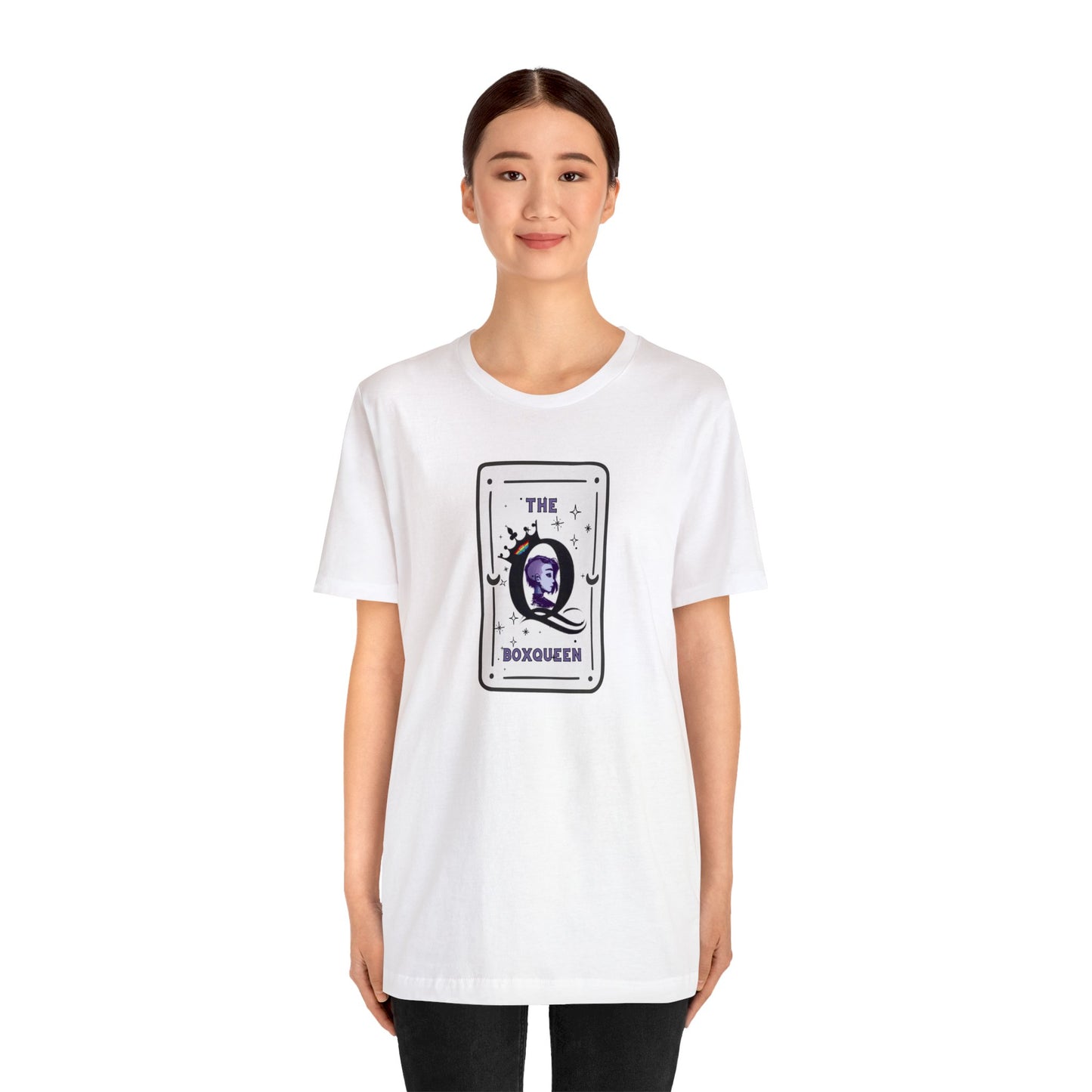 The BoxQueen Tarot Card Unisex Jersey Short Sleeve Tee