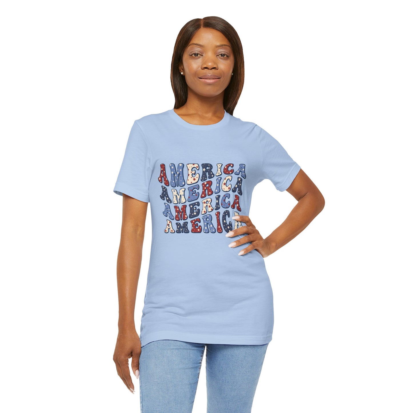 America America Unisex Jersey Short Sleeve Tee