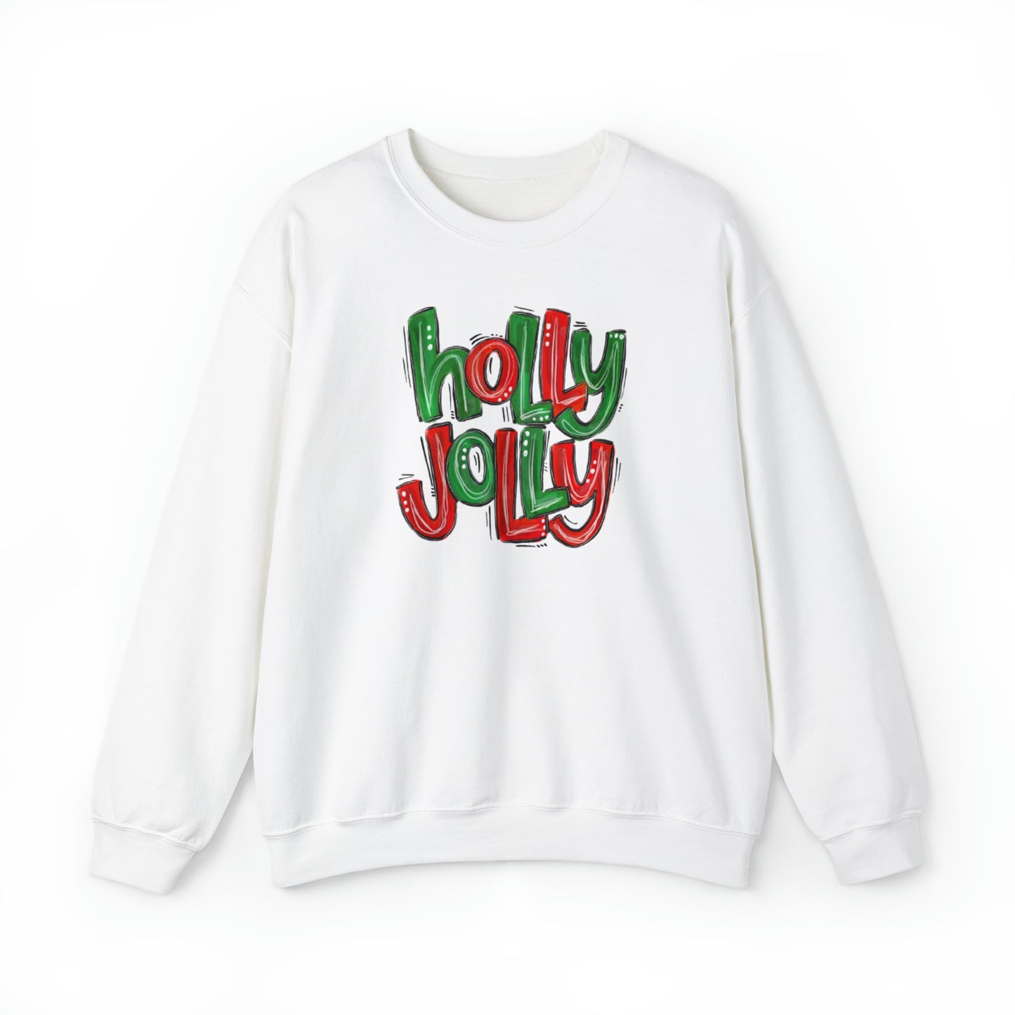 Holly Jolly Unisex Heavy Blend™ Crewneck Sweatshirt