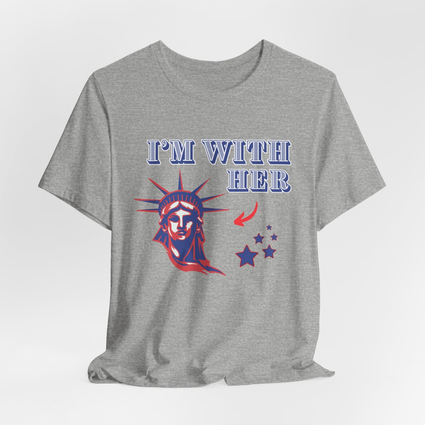 I’m With Her Unisex Jersey Short Sleeve Tee