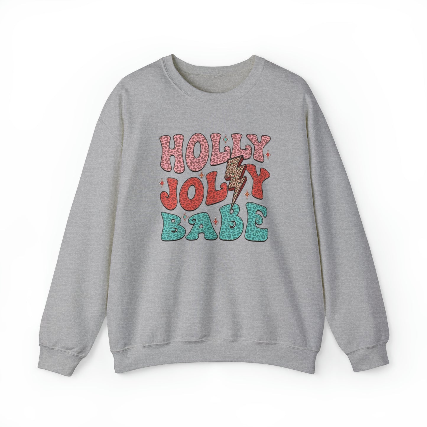 Holly Jolly Babe Unisex Heavy Blend™ Crewneck Sweatshirt