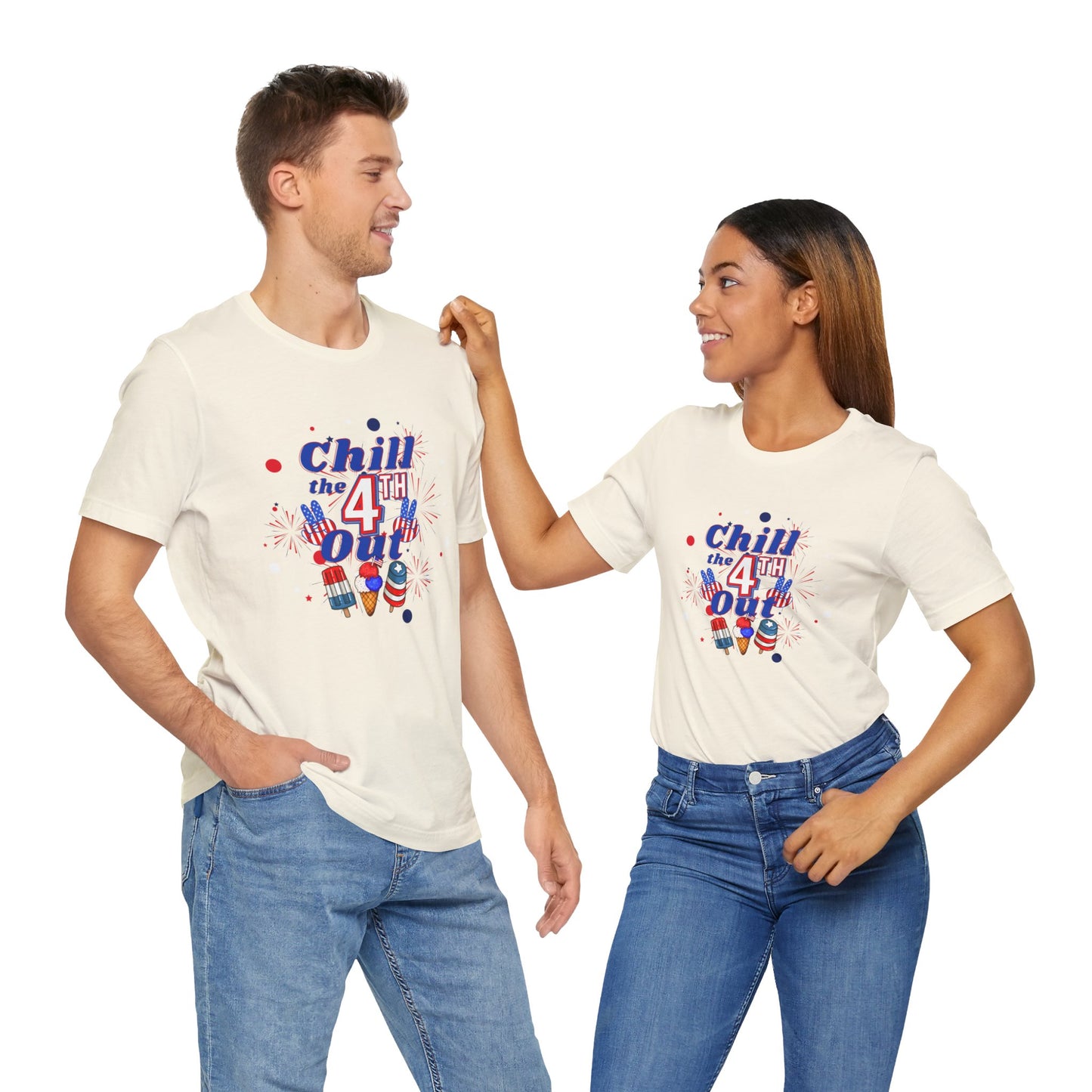 Chill the 4th Out Unisex Jersey Short Sleeve Tee