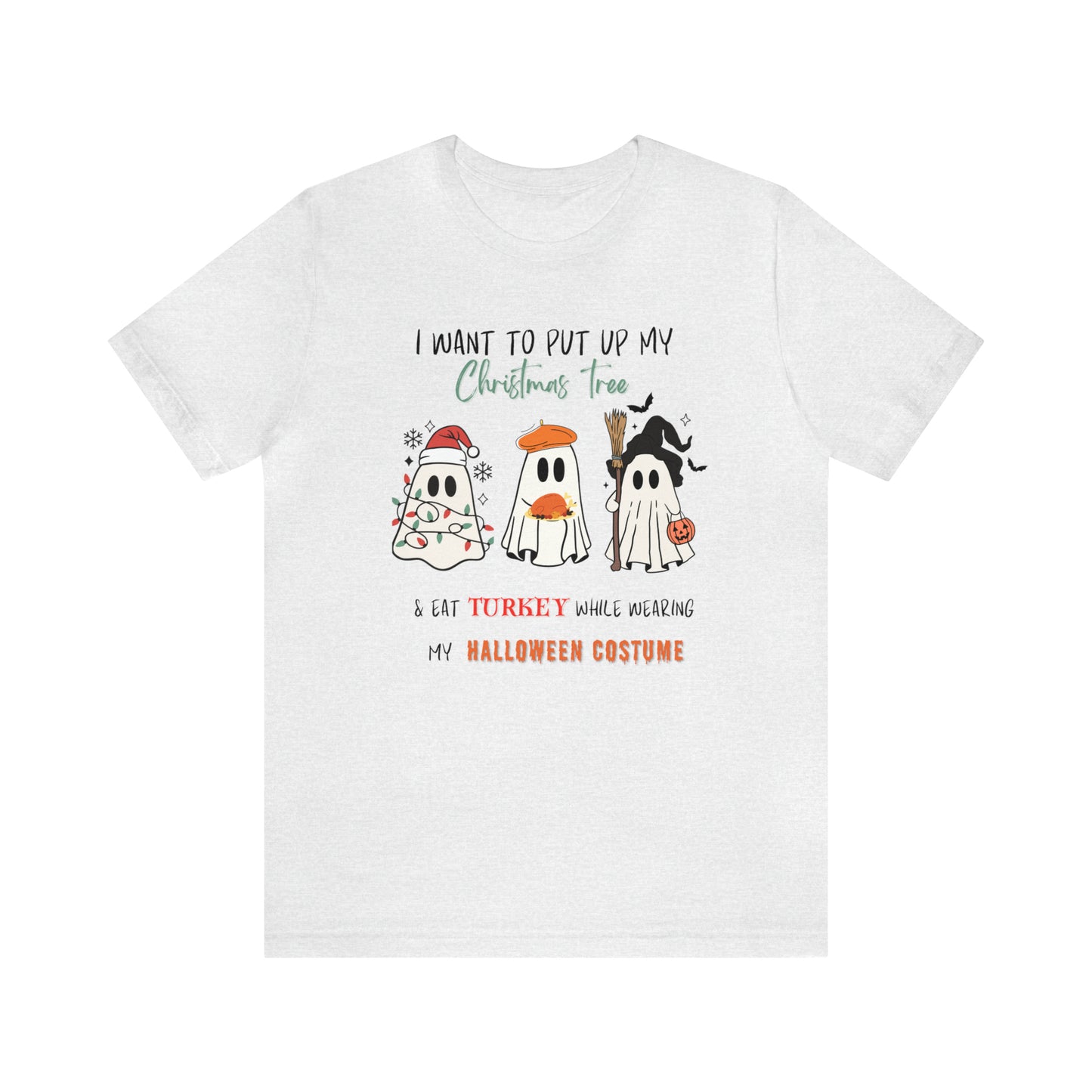 Christmas, Turkey, Halloween Costume Unisex Jersey Short Sleeve Tee