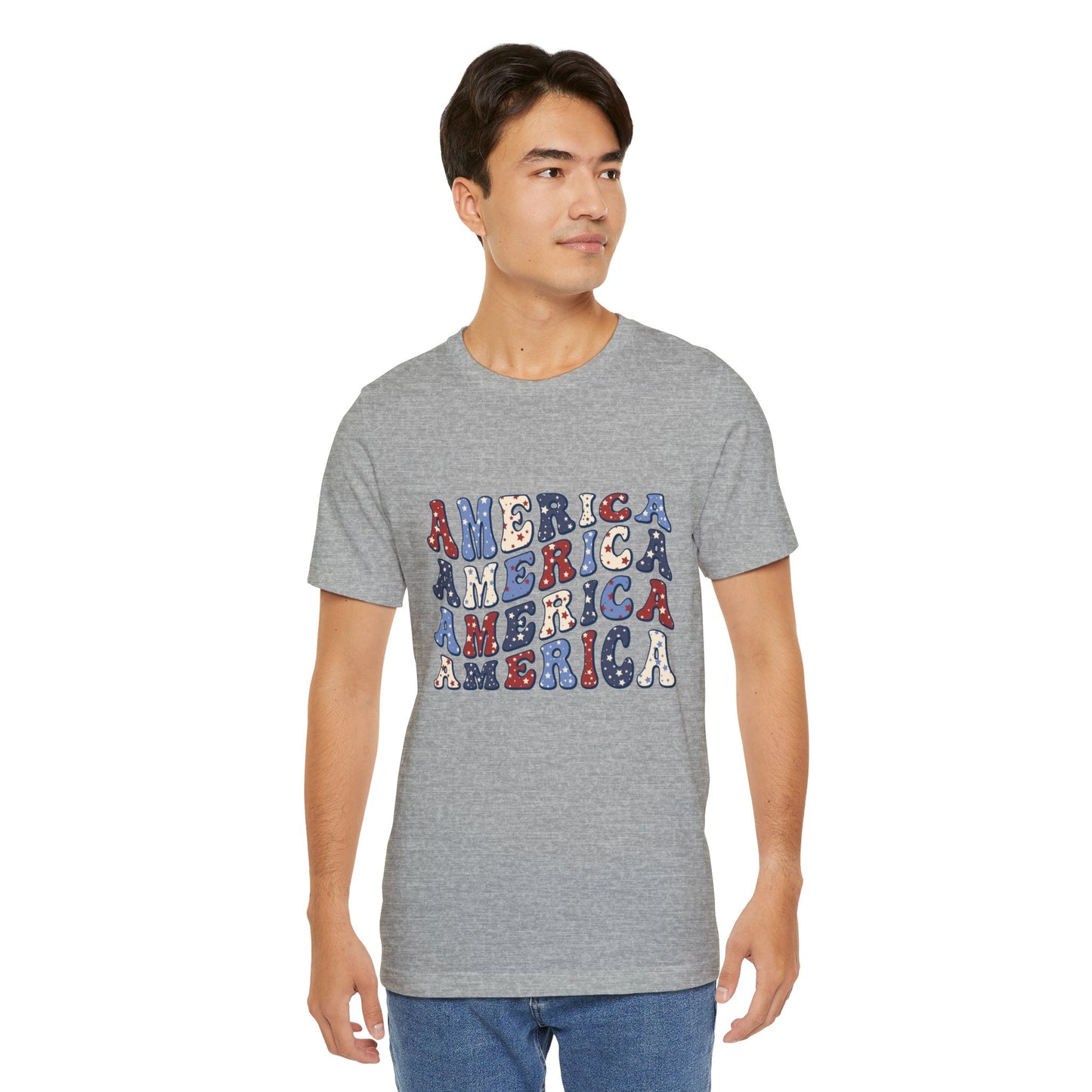 America America Unisex Jersey Short Sleeve Tee