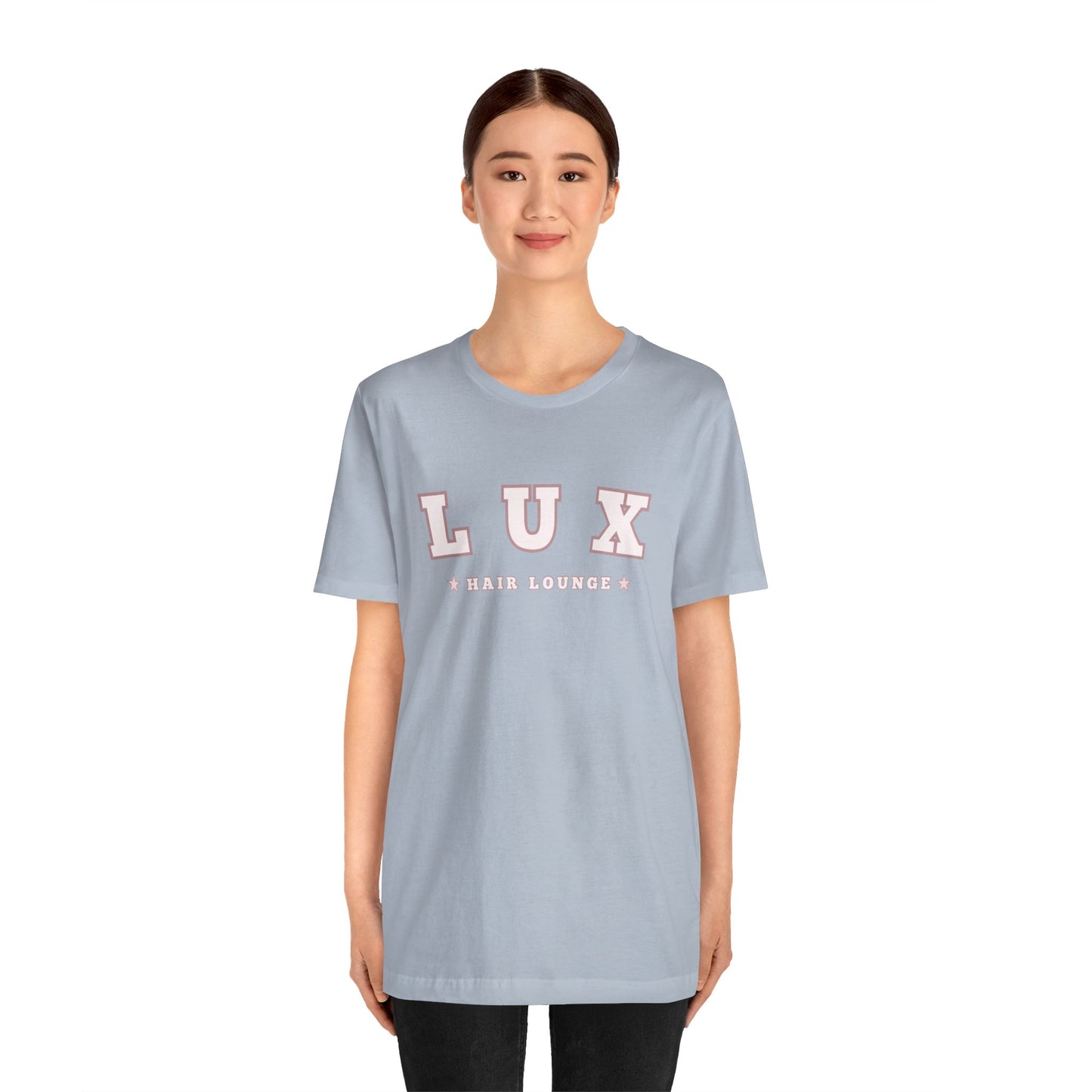 LUX Hair Lounge Unisex Jersey Short Sleeve Tee