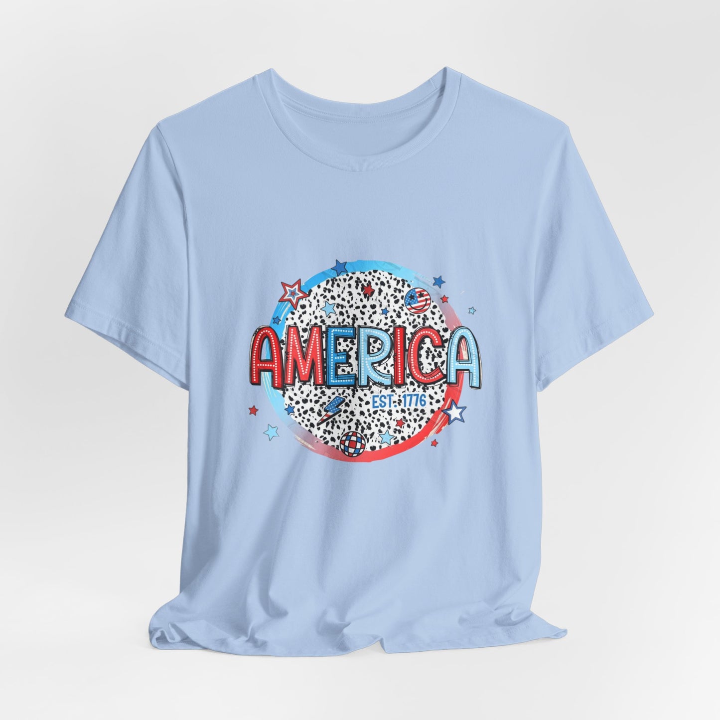 America Est 1776 Unisex Jersey Short Sleeve Tee