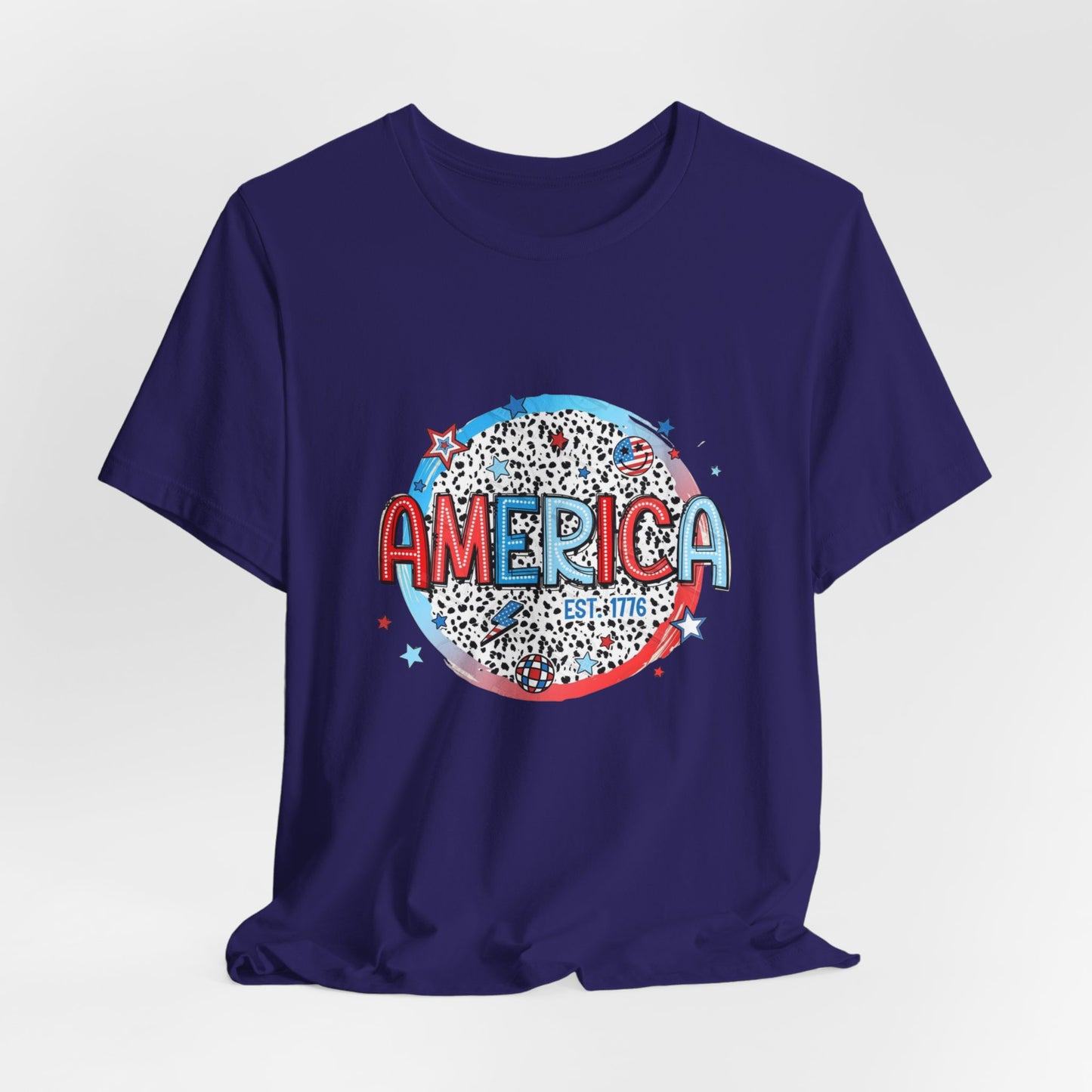 America Est 1776 Unisex Jersey Short Sleeve Tee