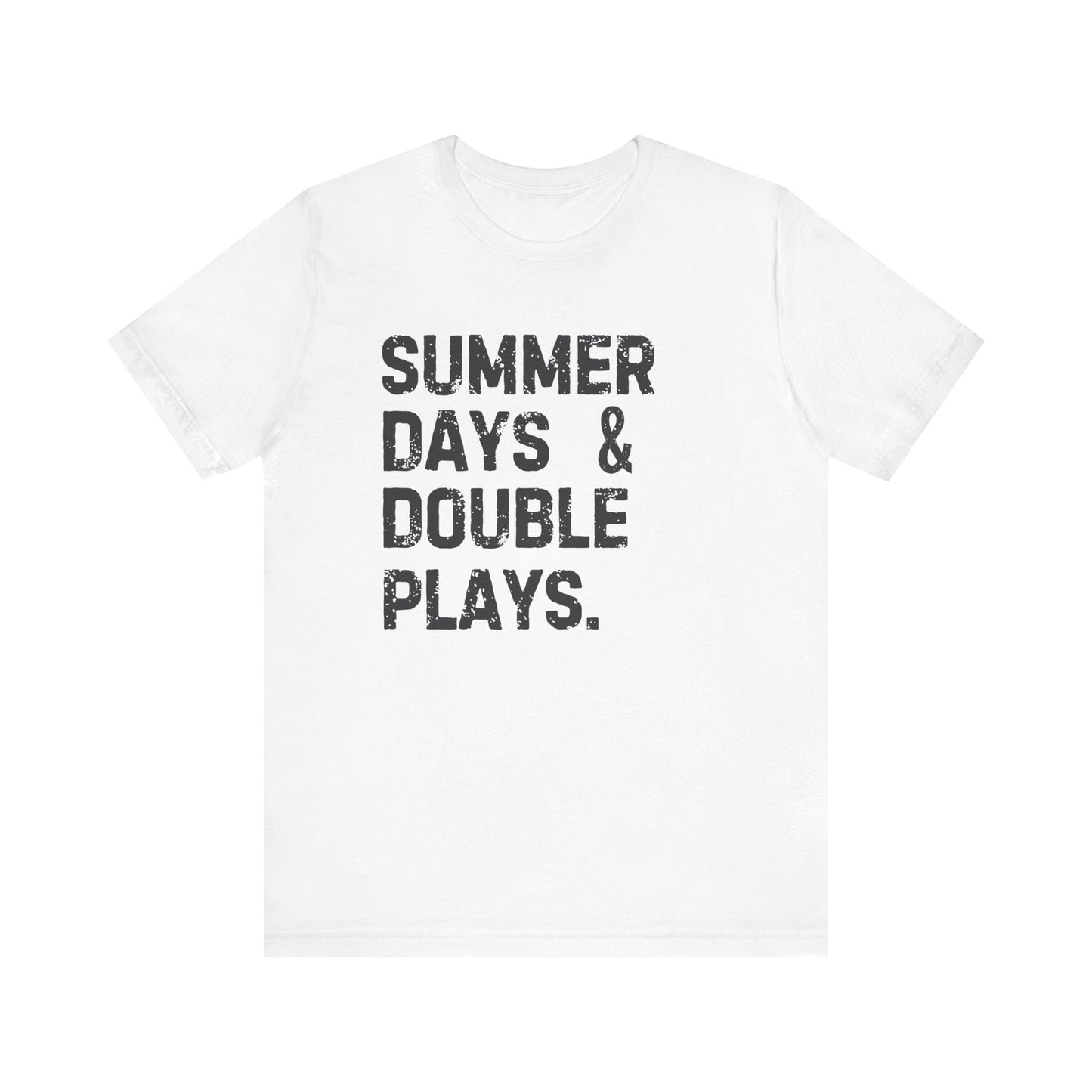 Summer Days & Double Plays Unisex Jersey Short Sleeve Tee