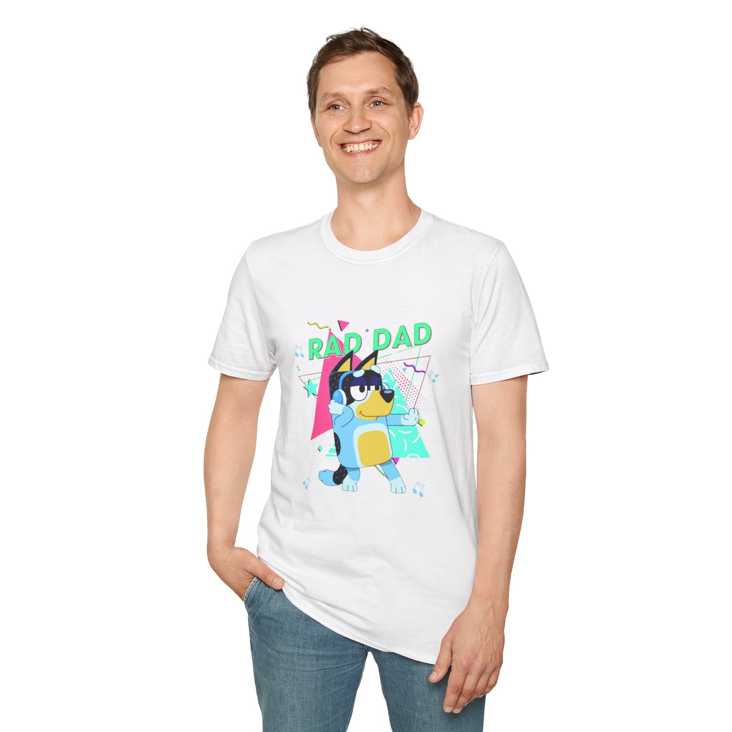 Bandit Rad Dad (Gildan) Unisex Softstyle T-Shirt