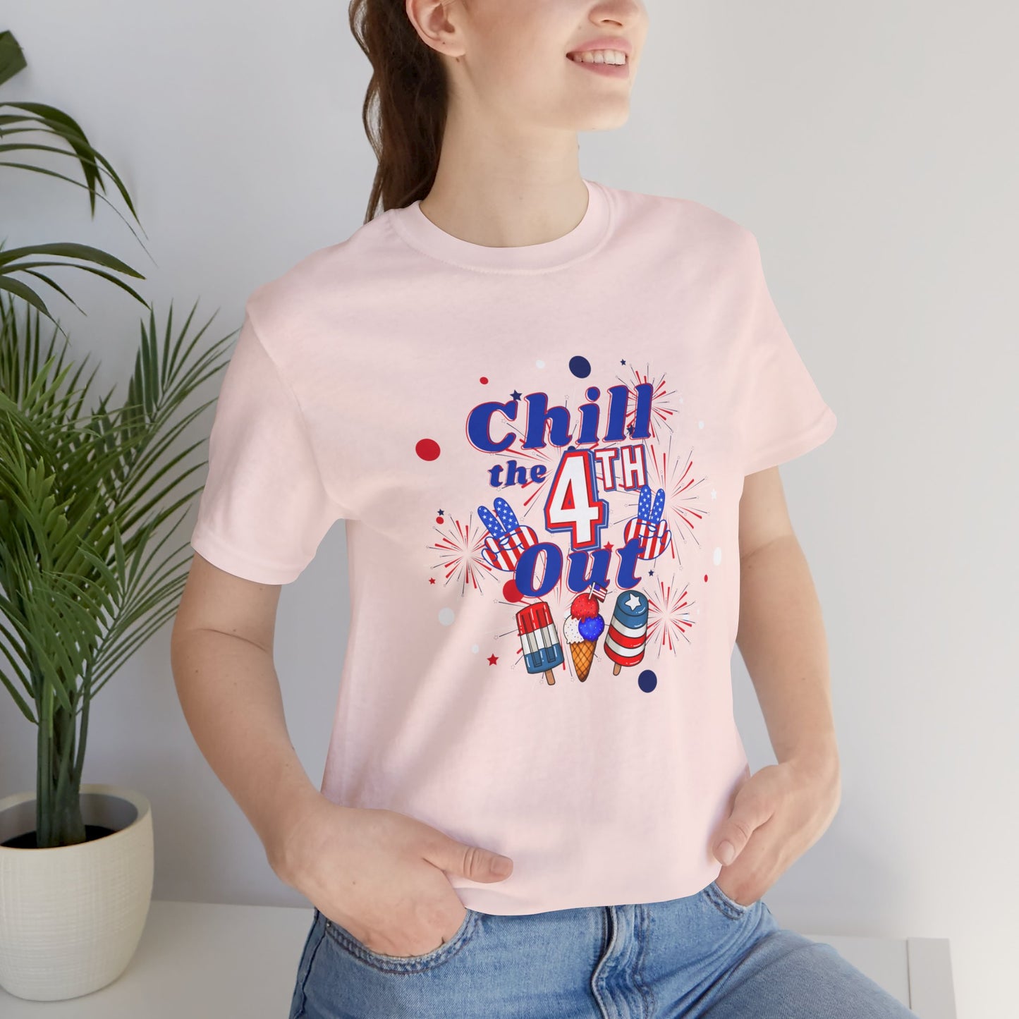 Chill the 4th Out Unisex Jersey Short Sleeve Tee