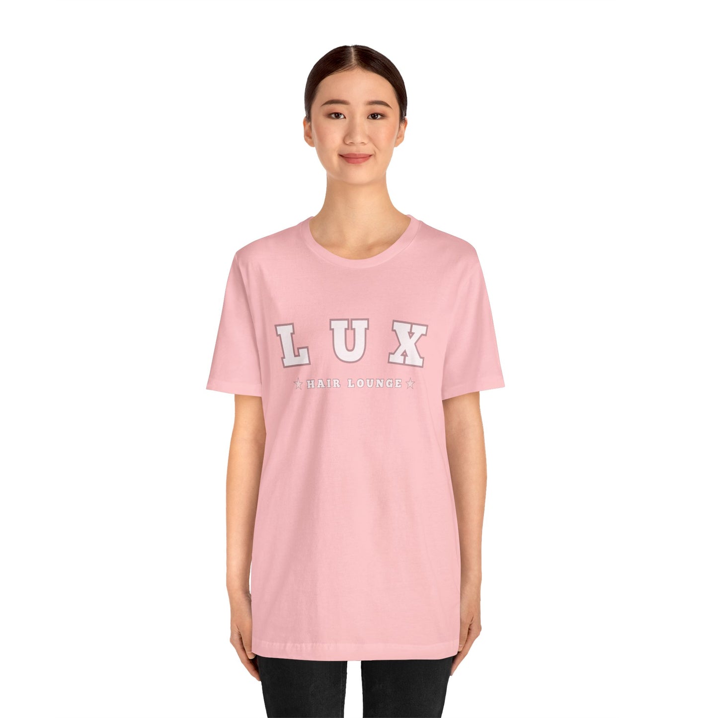 LUX Hair Lounge Unisex Jersey Short Sleeve Tee