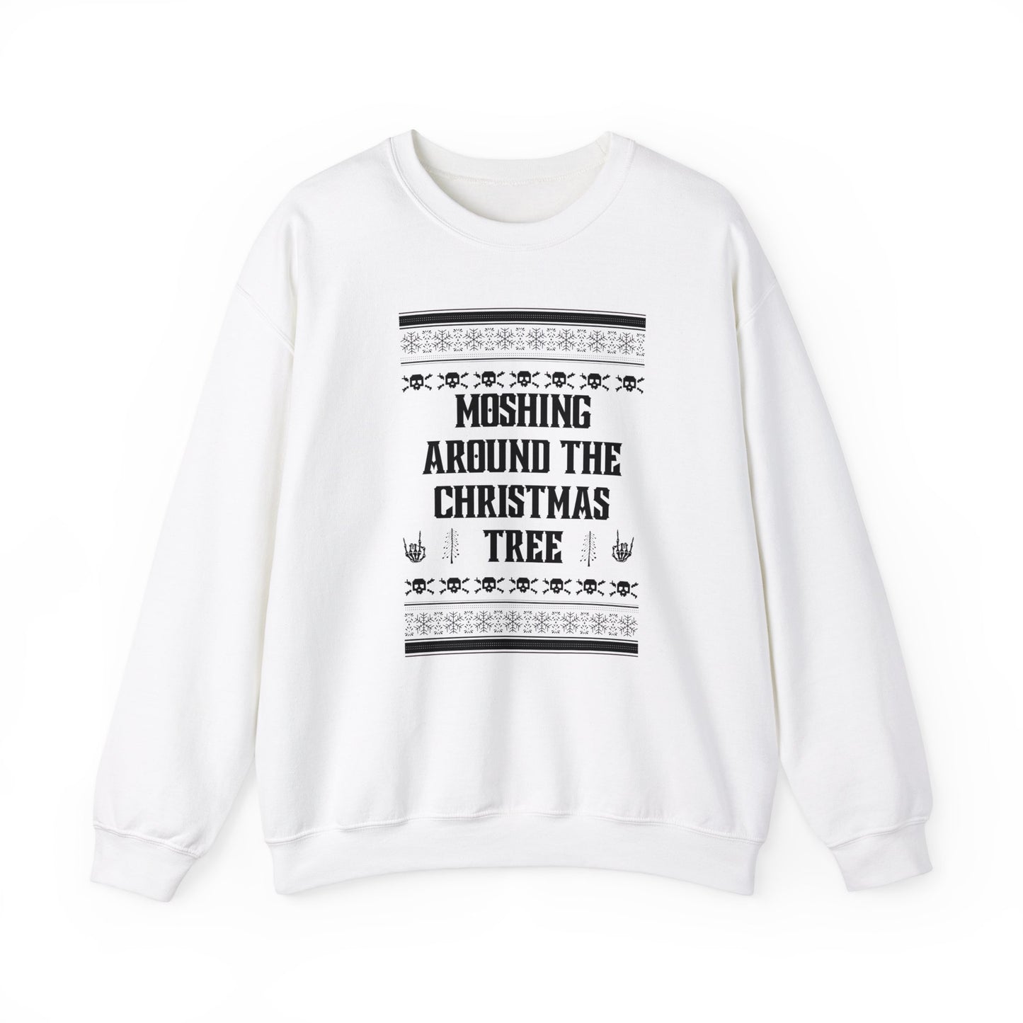 Moshing Around The Christmas Tree Unisex Heavy Blend™ Crewneck Sweatshirt