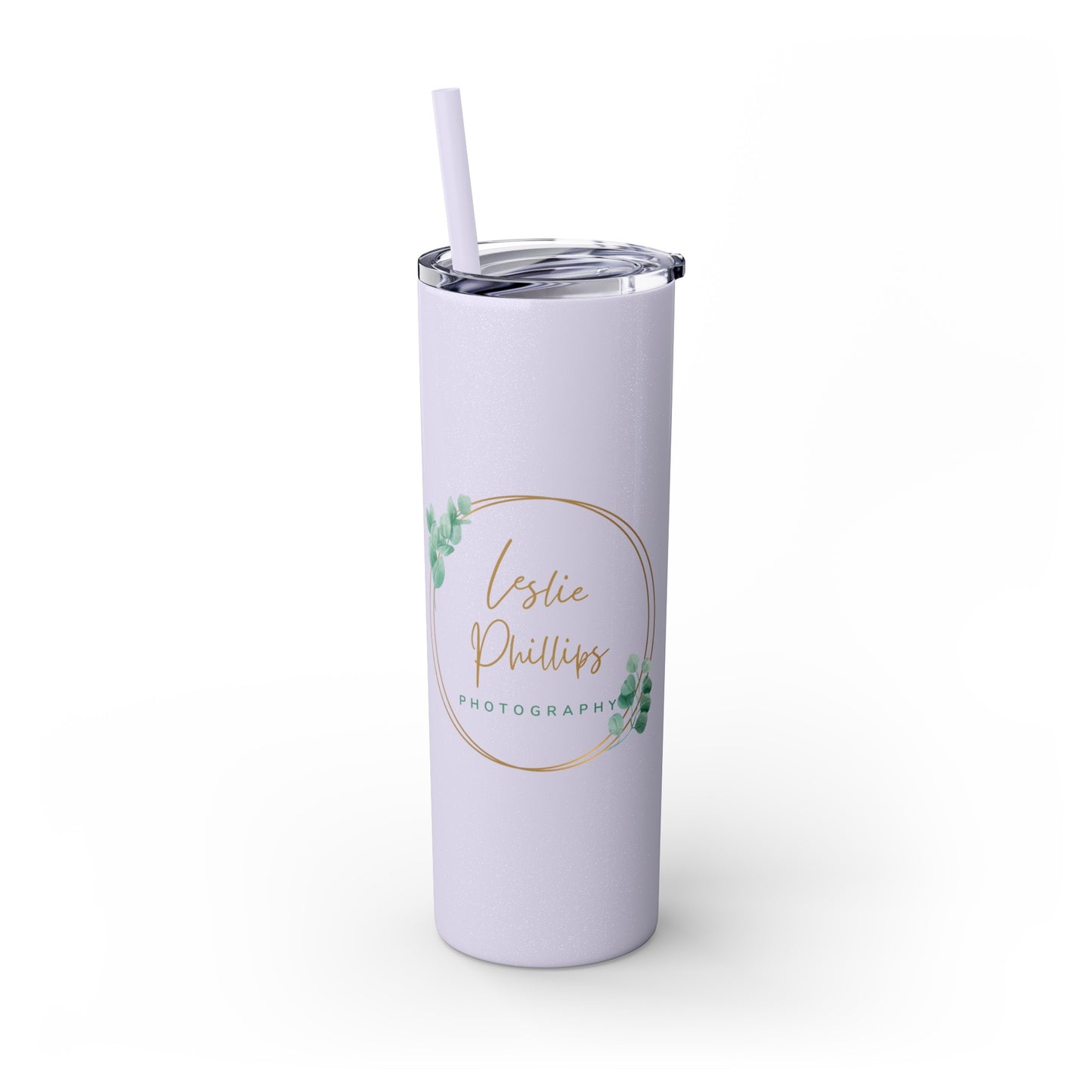 Leslie Phillips Photography Skinny Tumbler with Straw, 20oz