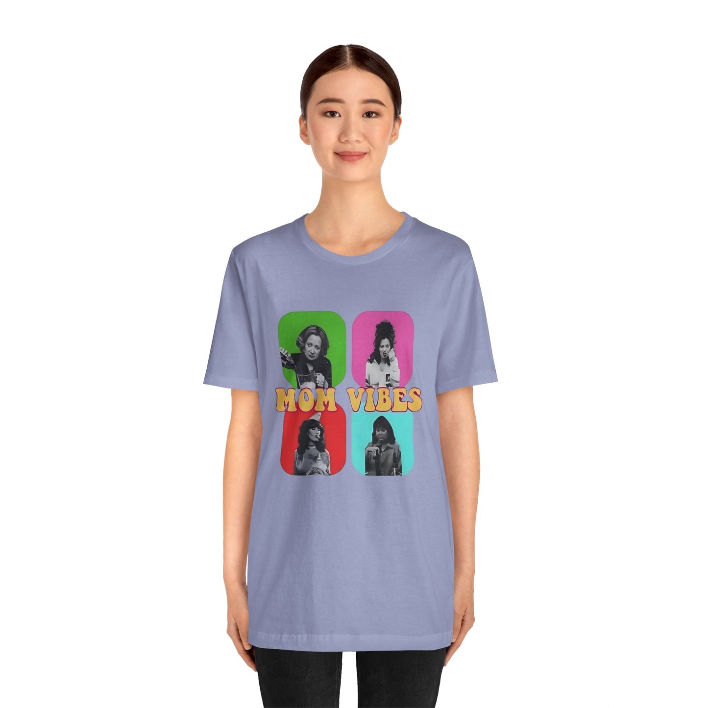 TV Mom Vibes Unisex Jersey Short Sleeve Tee