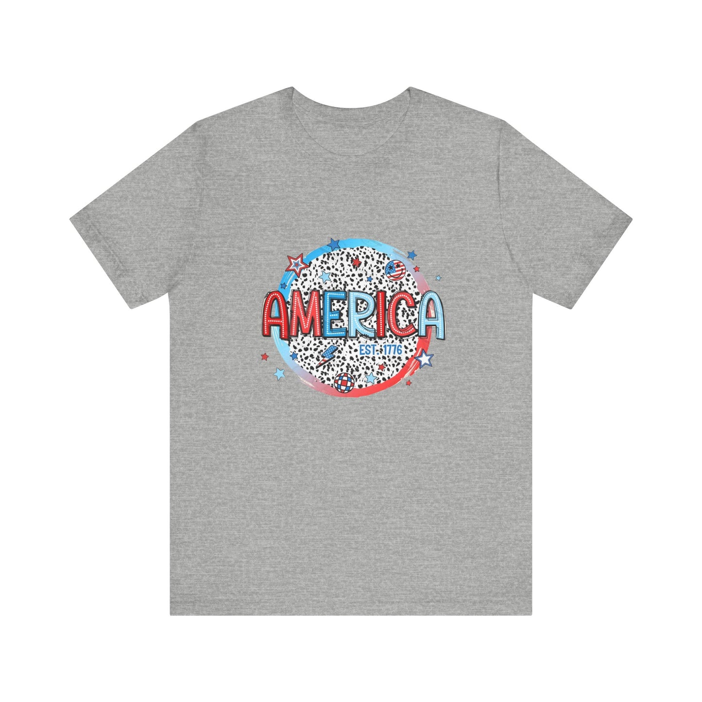 America Est 1776 Unisex Jersey Short Sleeve Tee