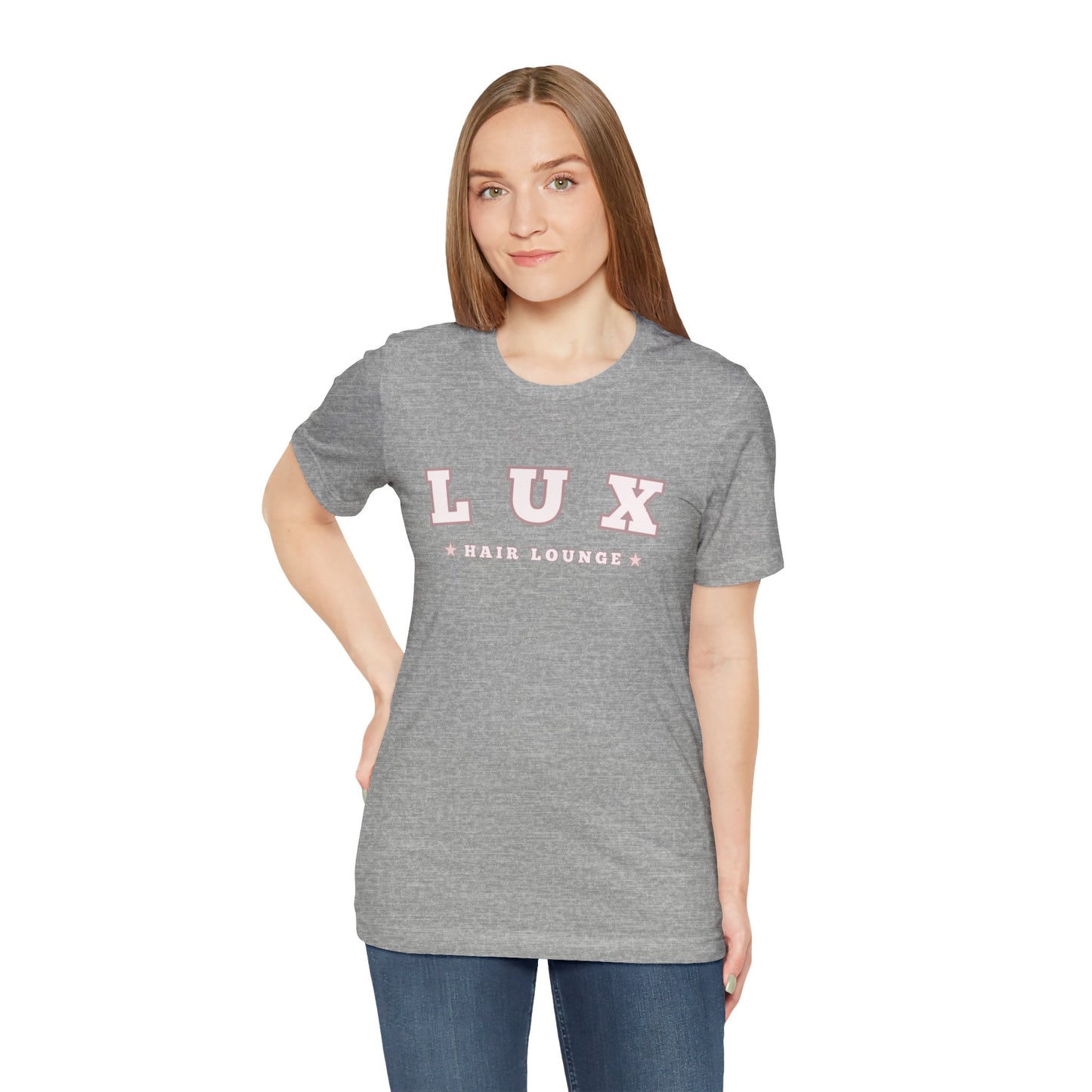 LUX Hair Lounge Unisex Jersey Short Sleeve Tee