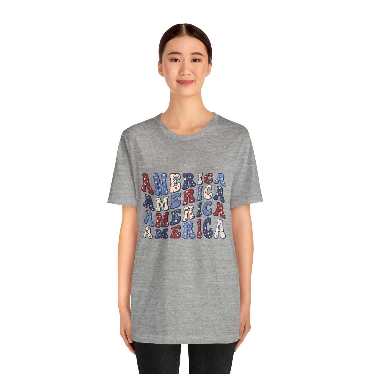 America America Unisex Jersey Short Sleeve Tee