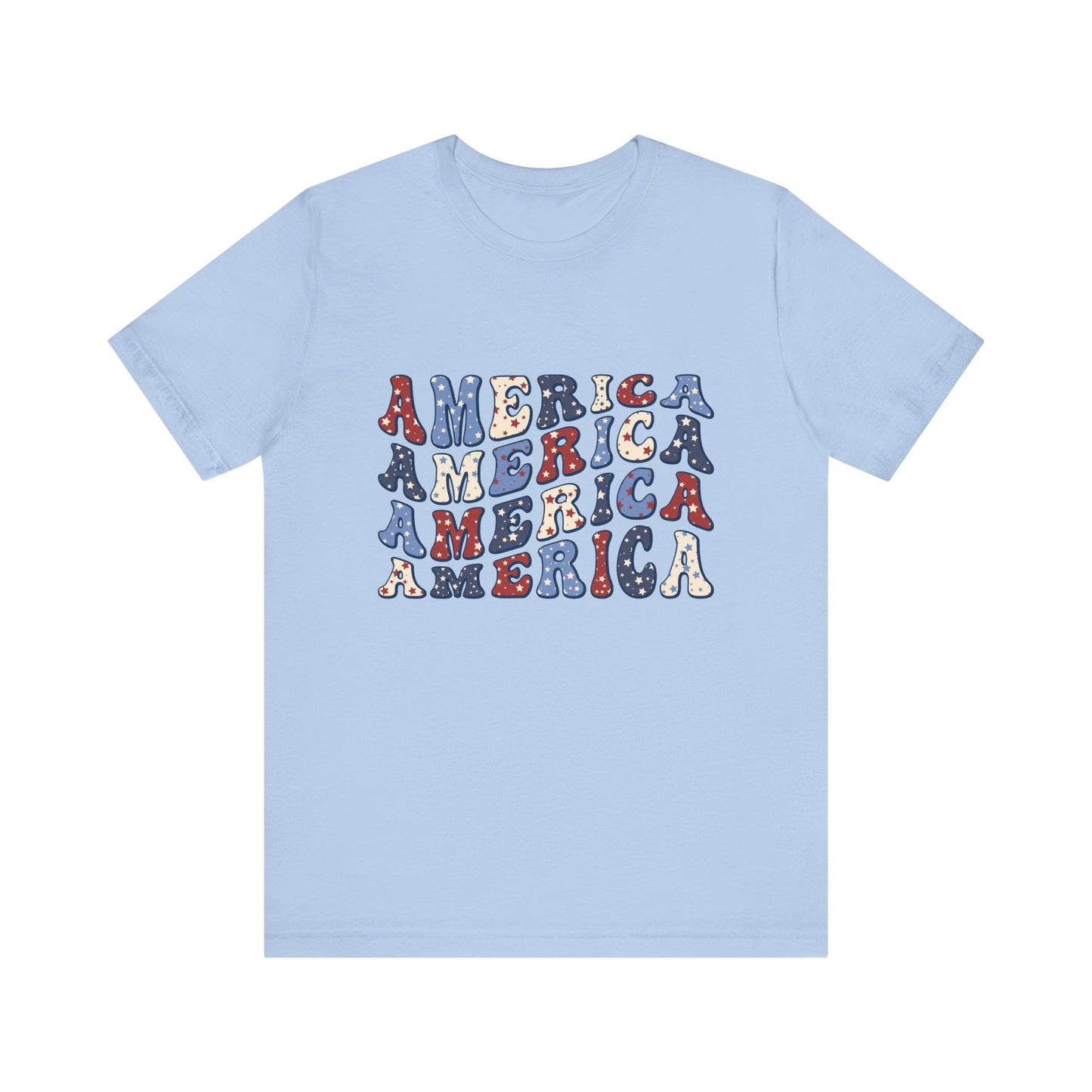 America America Unisex Jersey Short Sleeve Tee