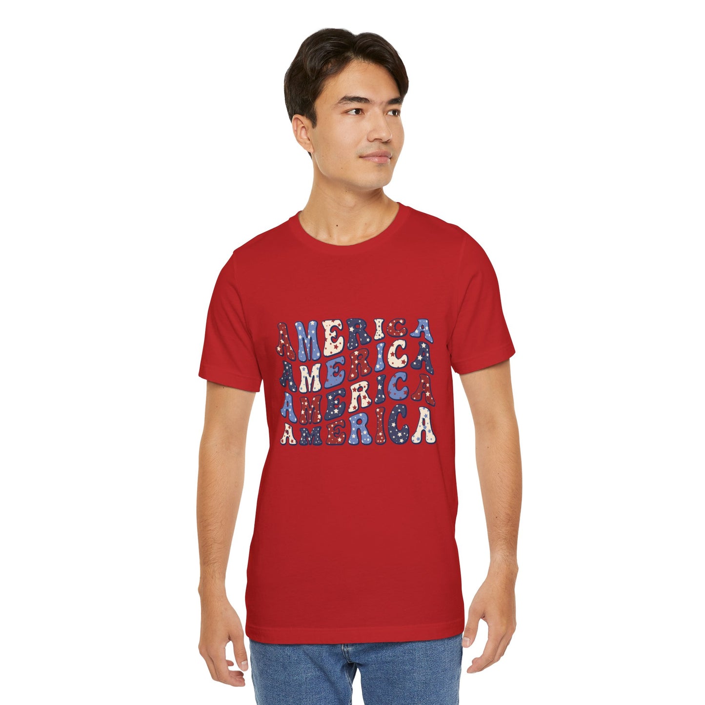 America America Unisex Jersey Short Sleeve Tee