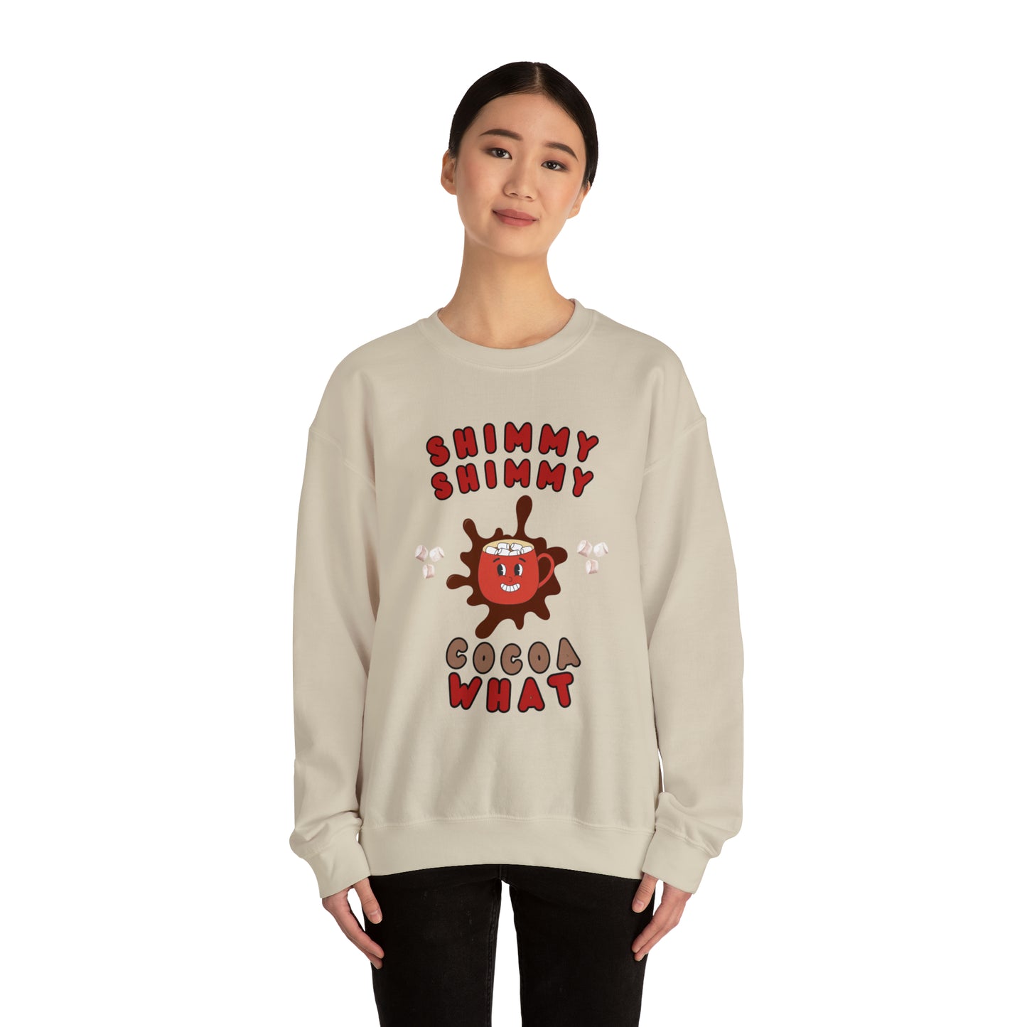 Shimmy Shimmy CoCoa What Unisex Heavy Blend™ Crewneck Sweatshirt