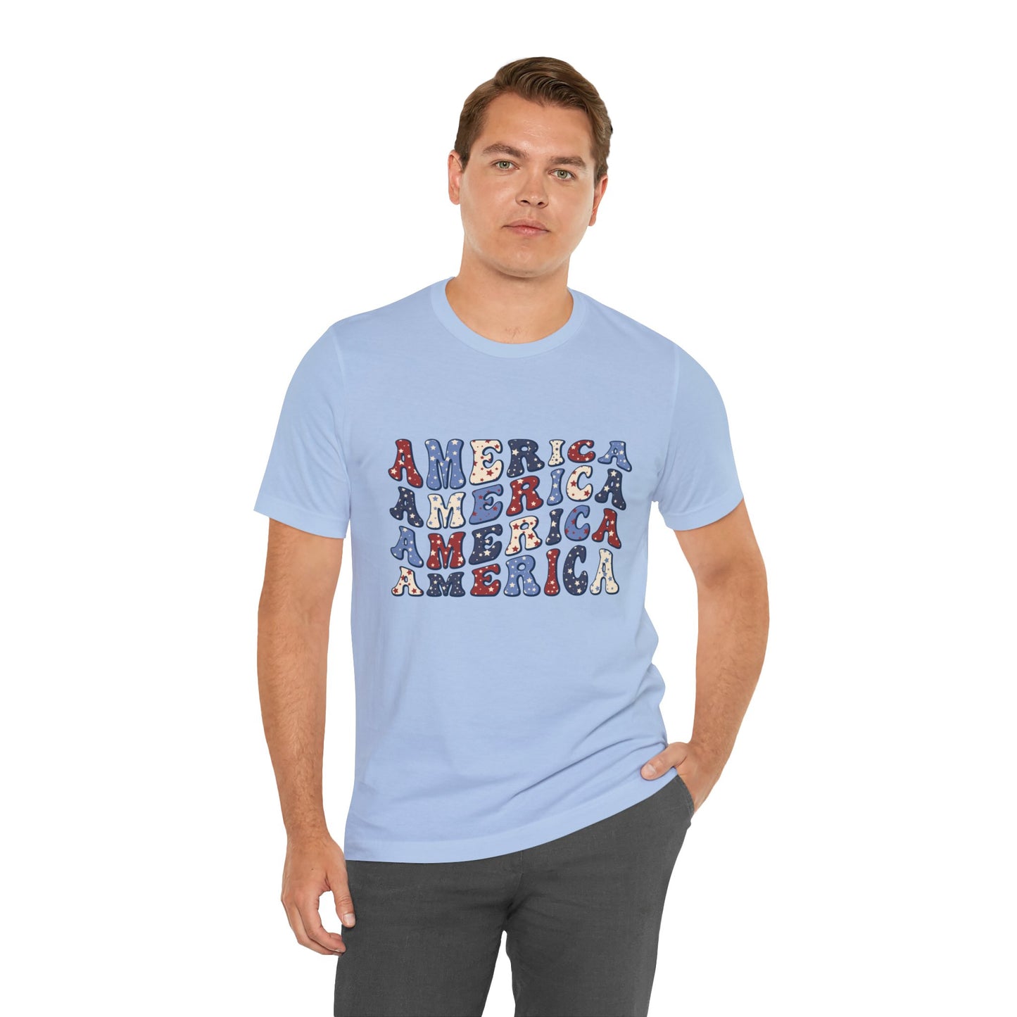 America America Unisex Jersey Short Sleeve Tee