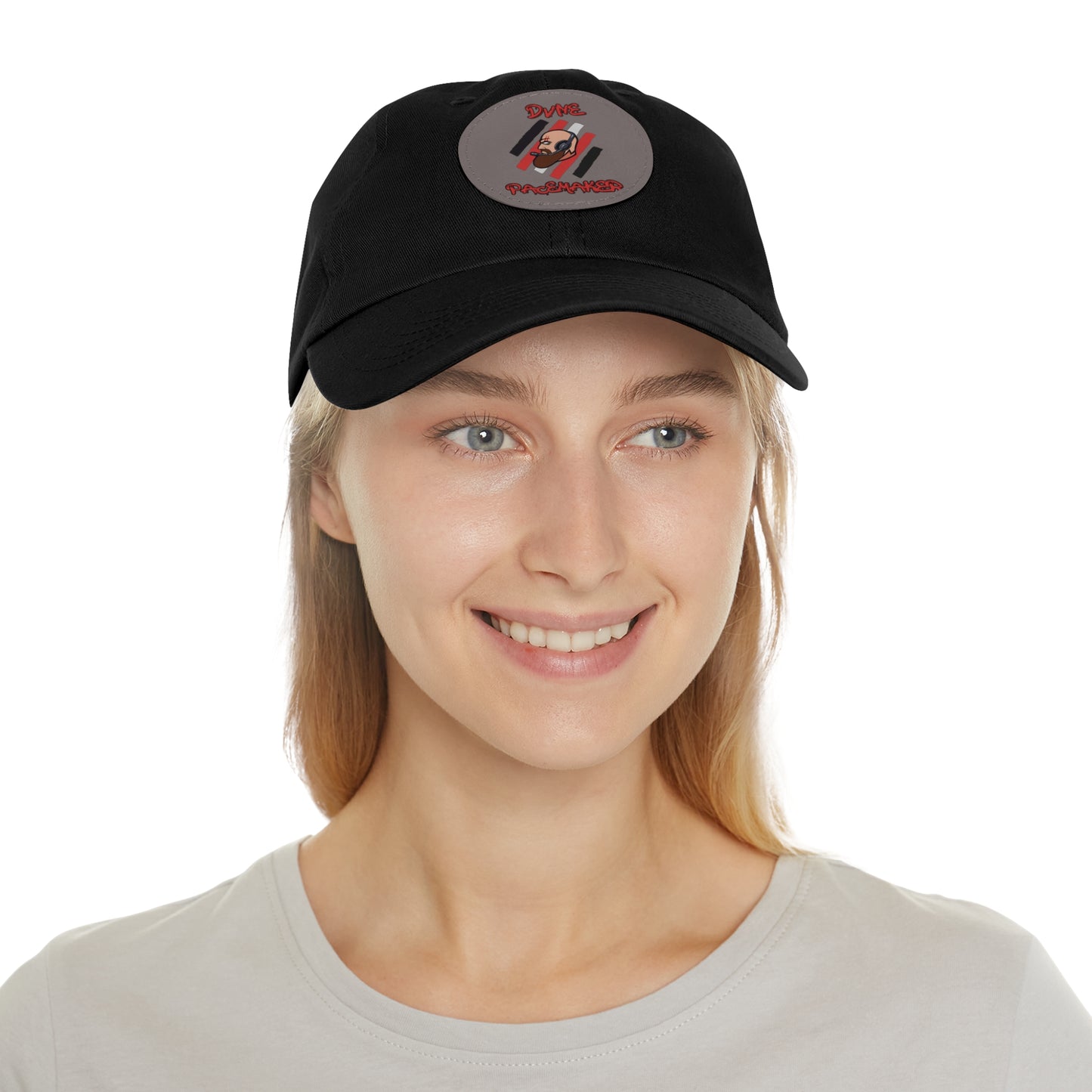 DVNE PaceMaker Dad Hat with Leather Patch (Round)