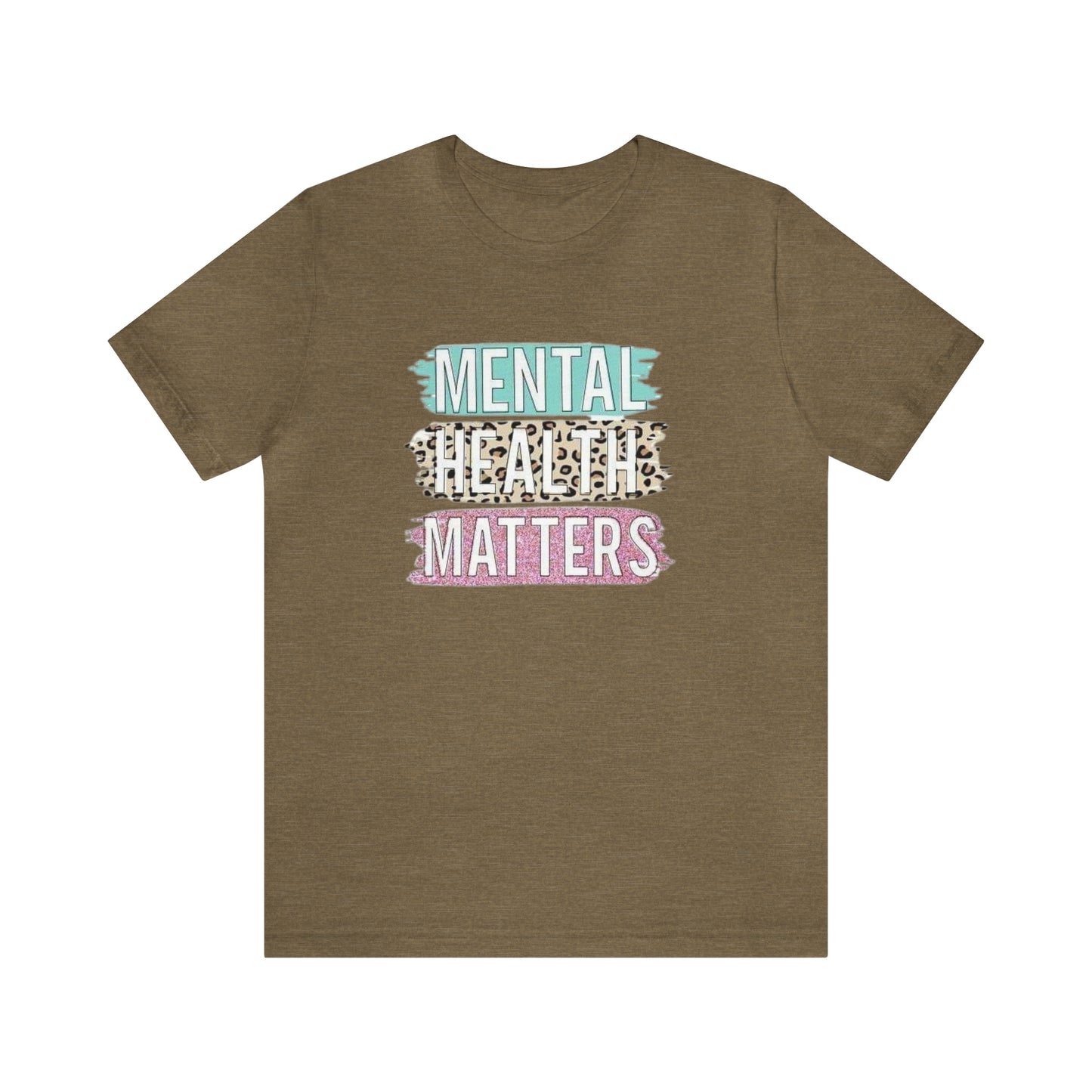 Mental Health Matters Unisex Jersey Short Sleeve Tee