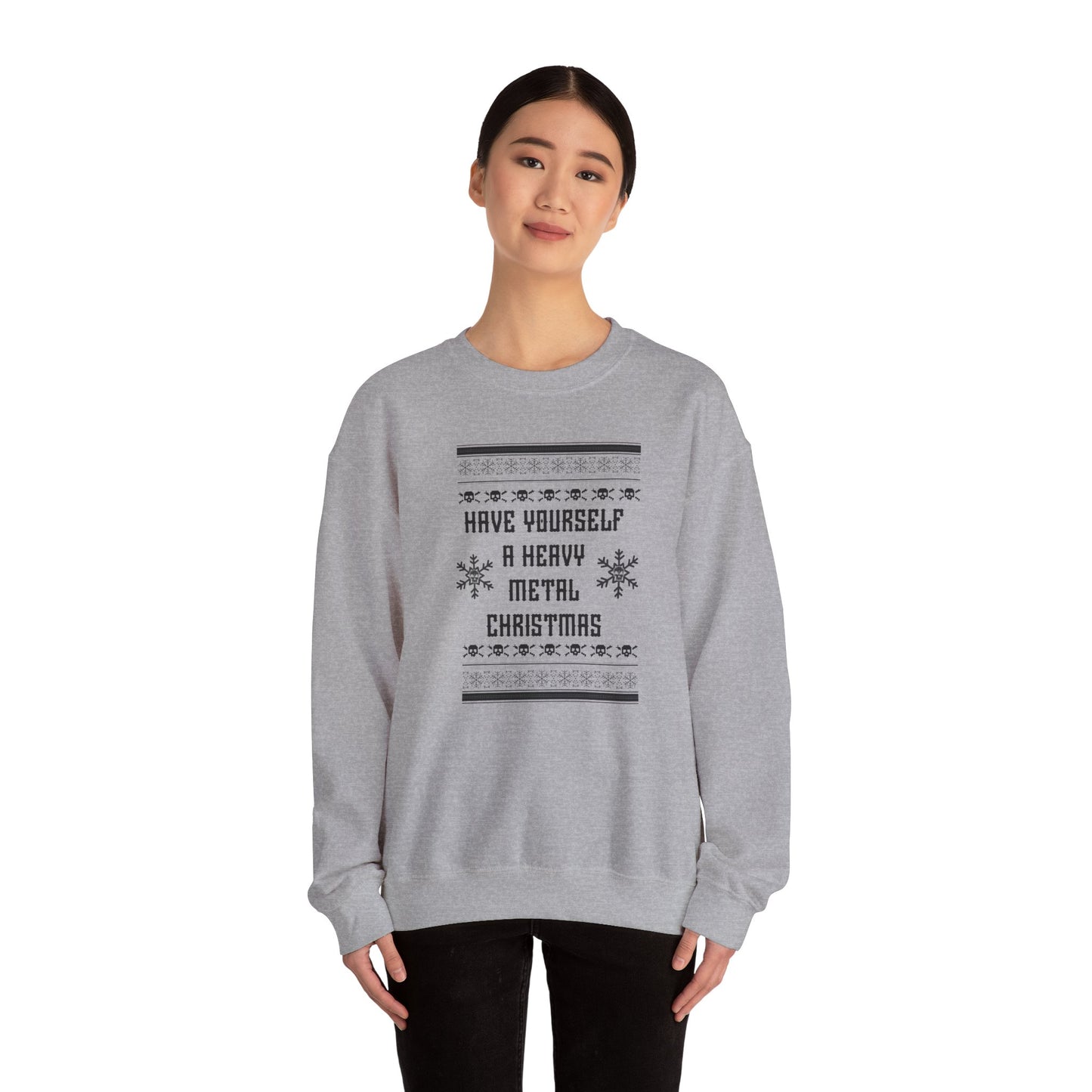 Have Yourself A Heavy Metal Christmas Unisex Heavy Blend™ Crewneck Sweatshirt