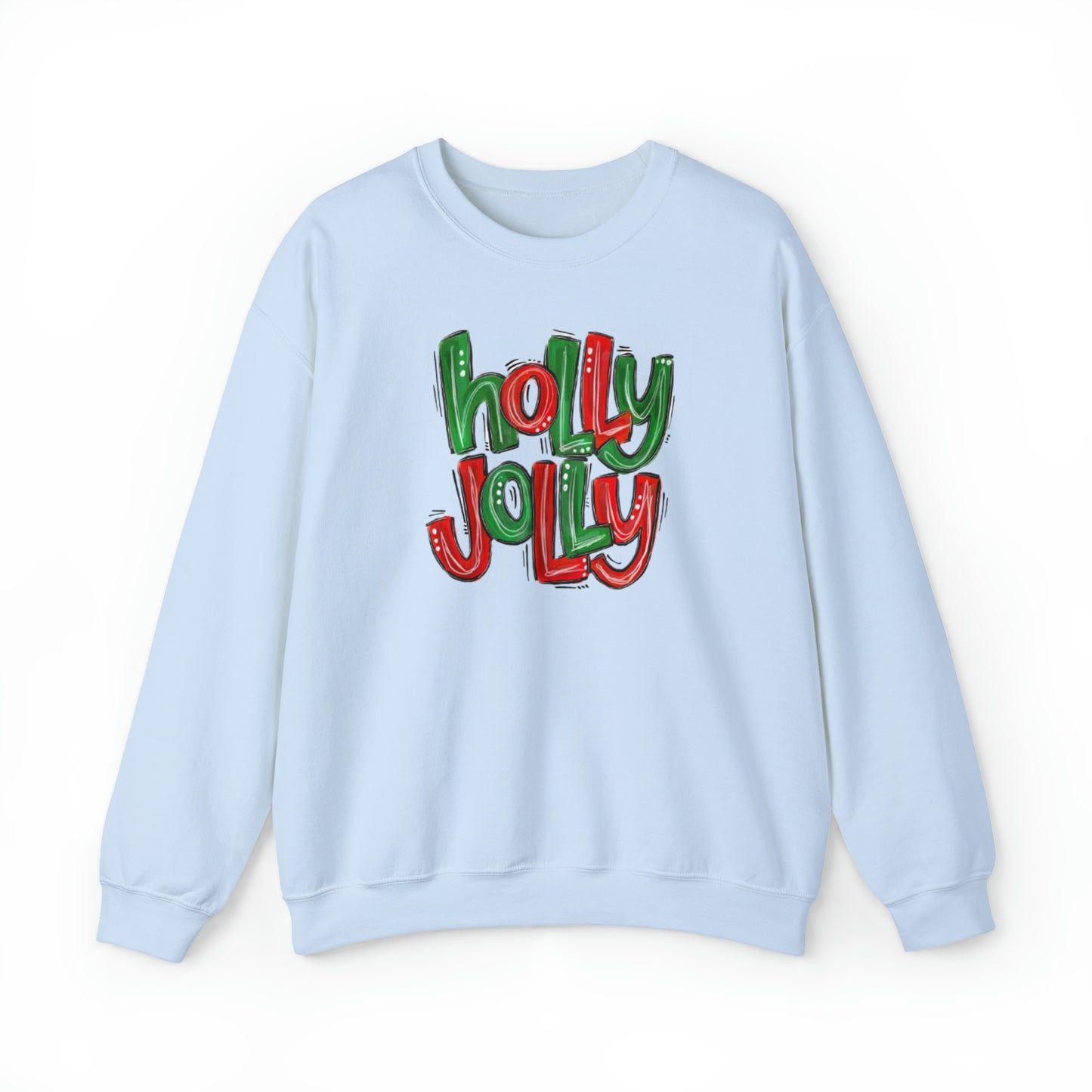 Holly Jolly Unisex Heavy Blend™ Crewneck Sweatshirt