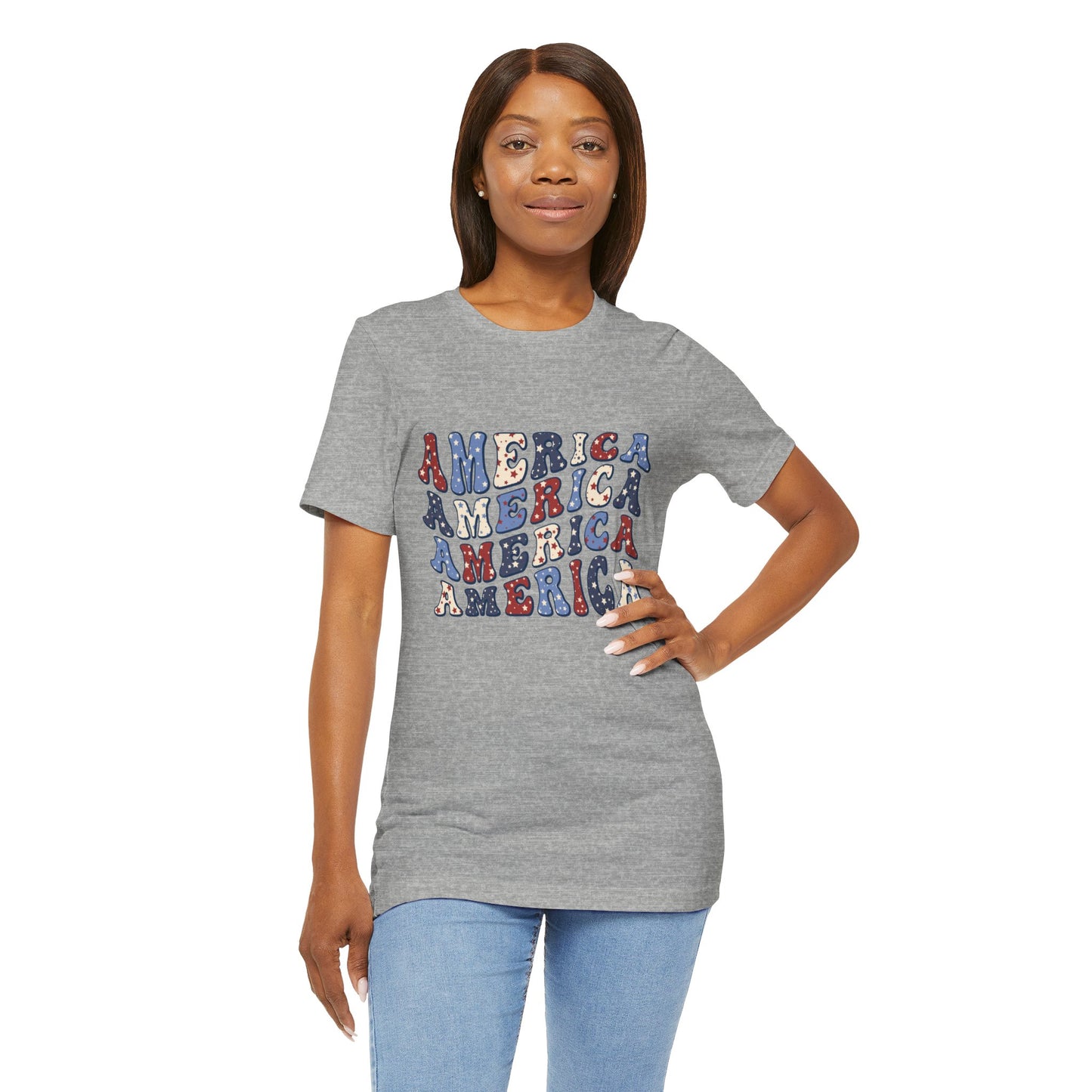 America America Unisex Jersey Short Sleeve Tee