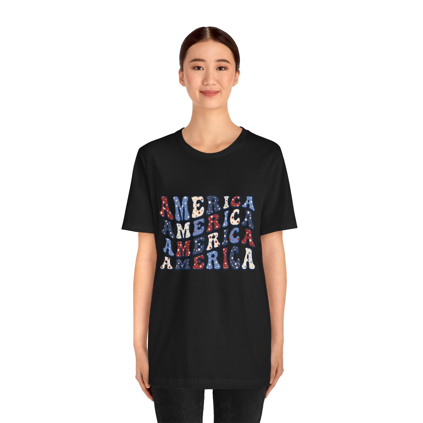 America America Unisex Jersey Short Sleeve Tee