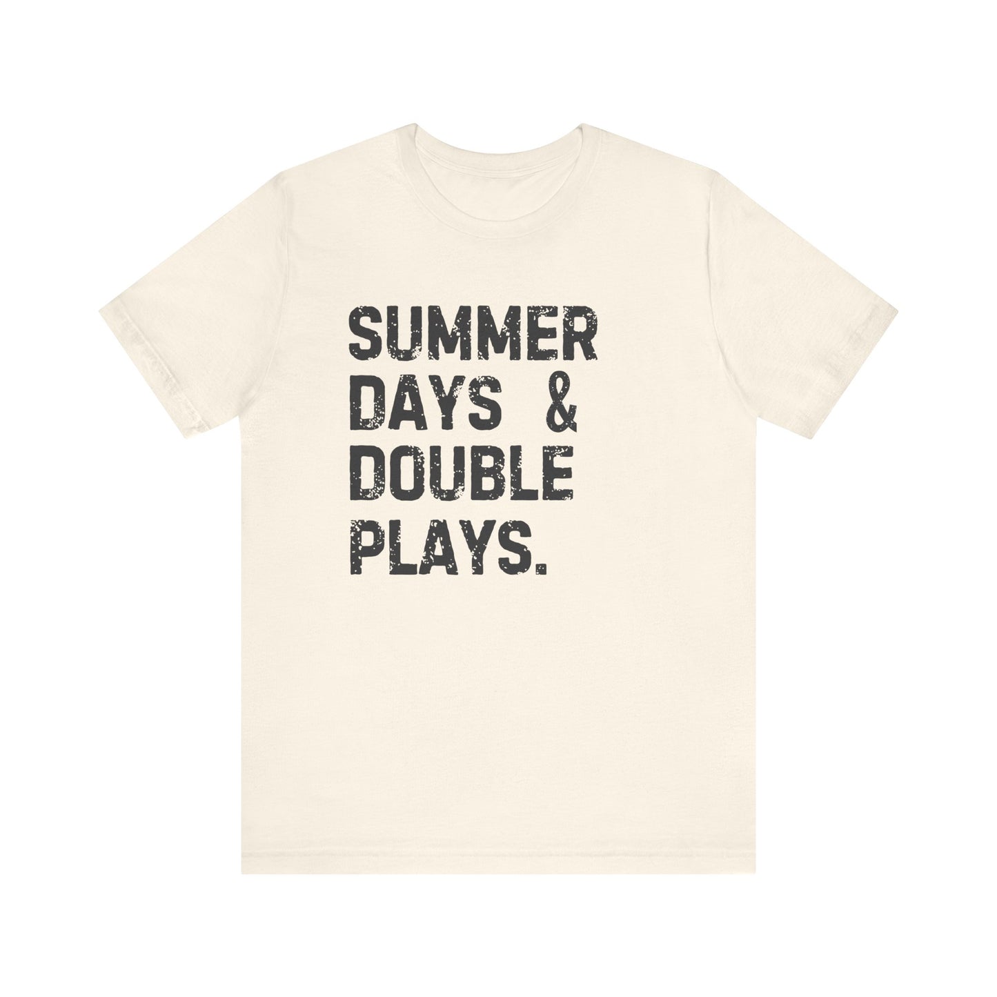 Summer Days & Double Plays Unisex Jersey Short Sleeve Tee