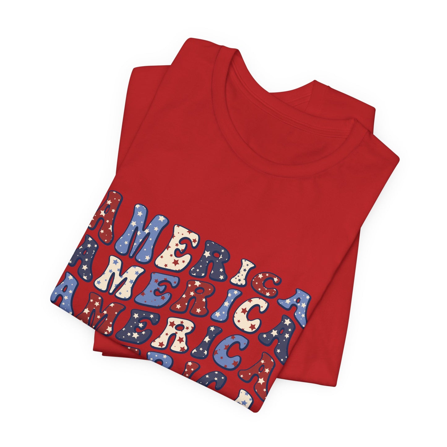 America America Unisex Jersey Short Sleeve Tee